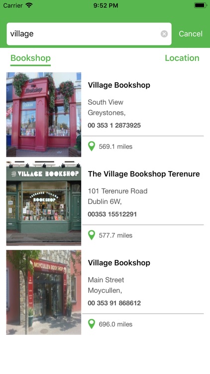 Ireland Bookshop Search