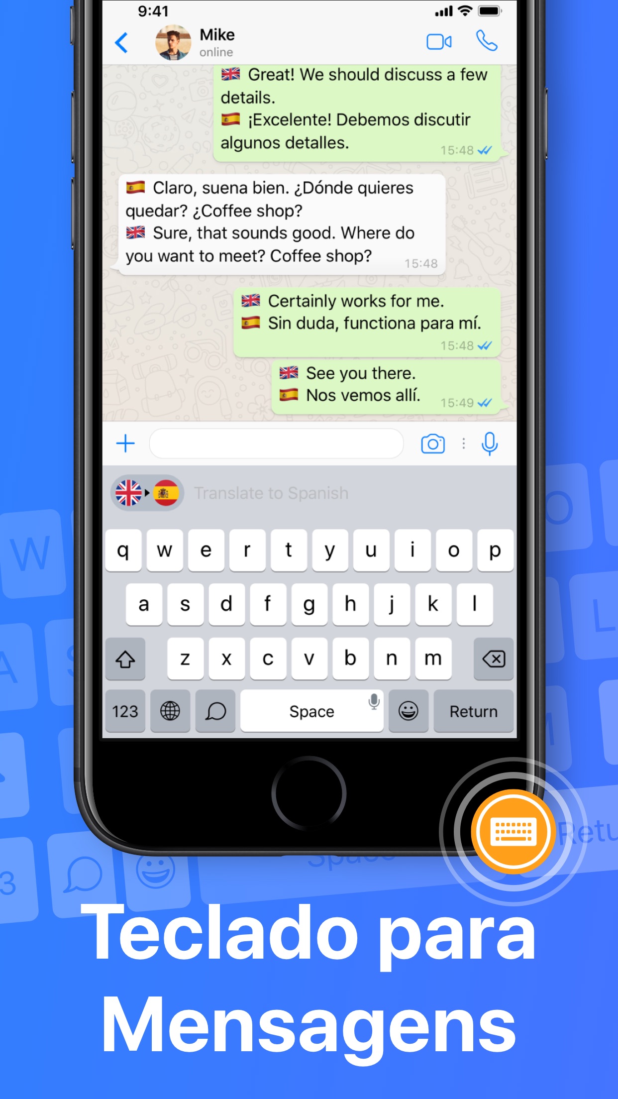 Screenshot do app Tradutor e Dicionário App