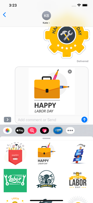 Labor Day USA 2019 Stickers(圖1)-速報App