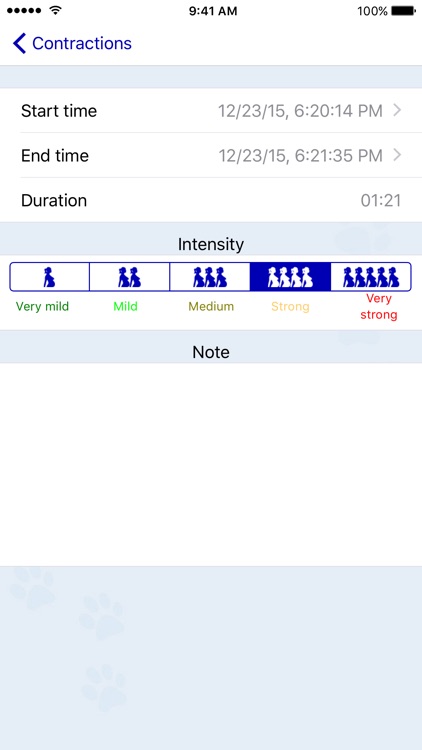 My Contraction Tracker