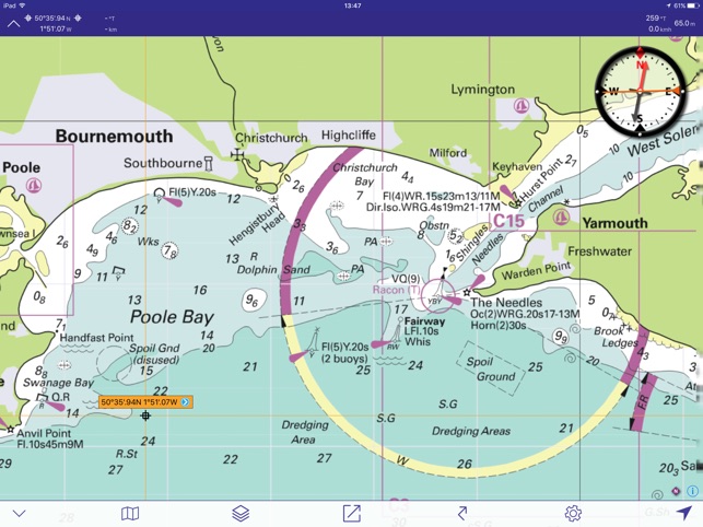 Spoil Area Nautical Chart