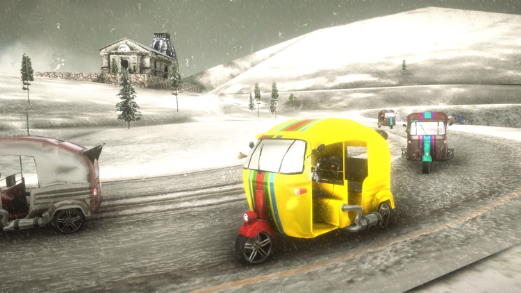 Rickshaw Tuk Tuk Car Racing 3D screenshot-4