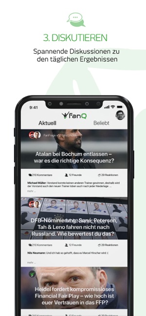 FanQ - Die Fussball Voting App(圖4)-速報App