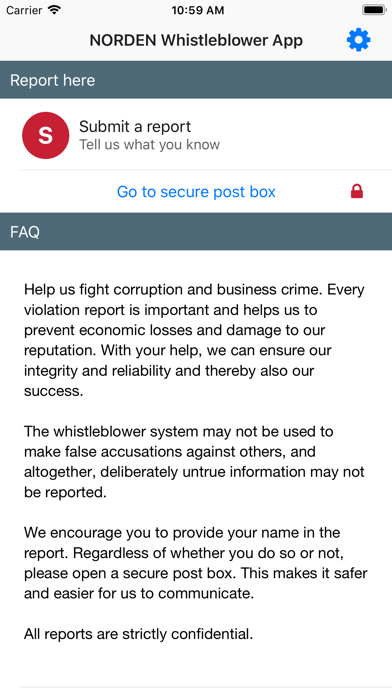 How to cancel & delete NORDEN Whistleblower App from iphone & ipad 1