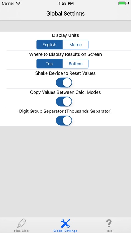 HVAC Pipe Sizer - Gas High screenshot-3