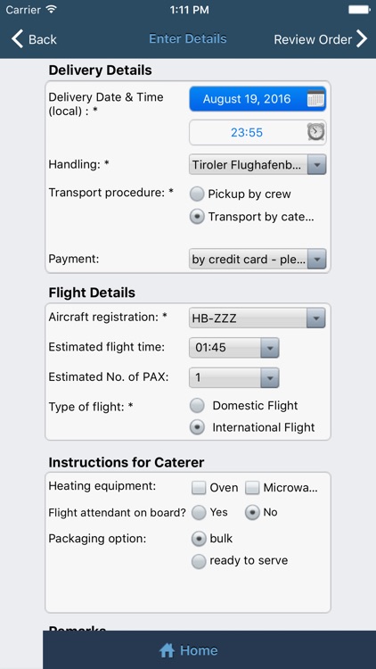 DeliSky VIP Inflight Catering screenshot-3