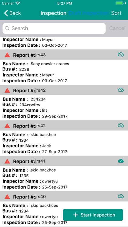 Bus Inspection Maintenance App