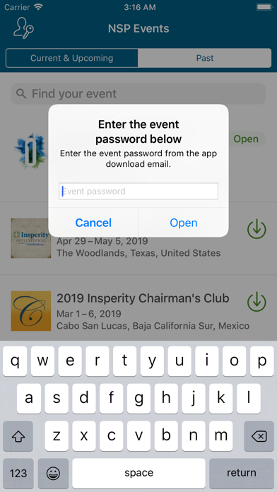 How to cancel & delete Insperity Events from iphone & ipad 2