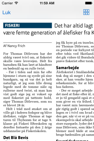 Fiskeri Tidende e-avis screenshot 2