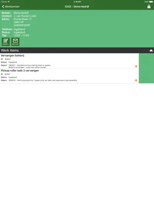 Screenshot 4 Centix Werkbon iphone