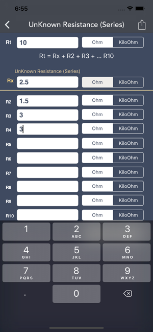 Elec Series & Parallel Calc.(圖3)-速報App