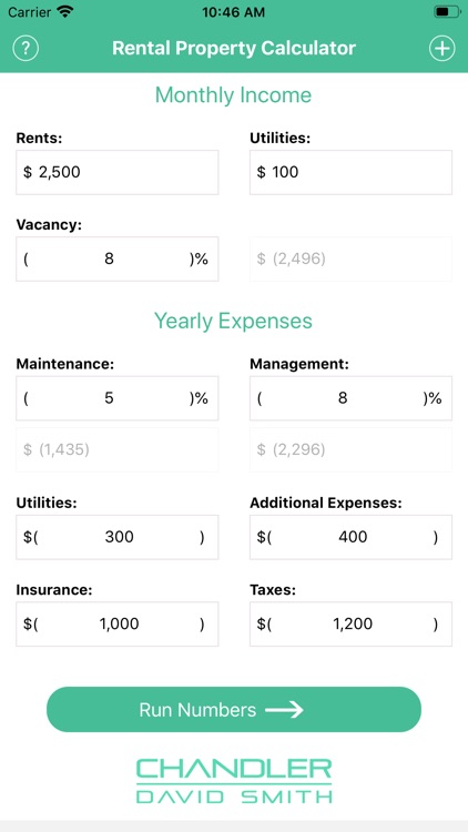 CDS Rental Calculator