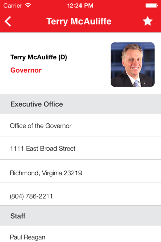 VZ Virginia Govt Directory screenshot 2