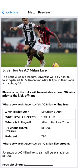 FootyBite: News & Live Scores(圖5)-速報App