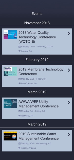 AWWA Events