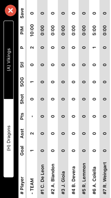Hockey Scorebook + Stats screenshot 4