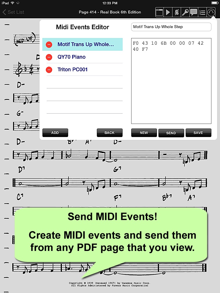 iGigBook Sheet Music Manager X screenshot 3