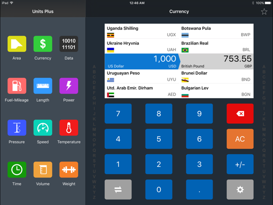 Convert Units FREE app - Units Plus Best Unit & Currency Converter - Metric to Imperial Conversion screenshot