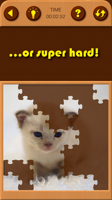 Cat Kitten Jigsaw Puzzle GamesScreenshot of 4