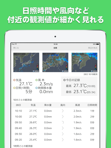 tenki.jp for iPad screenshot 4