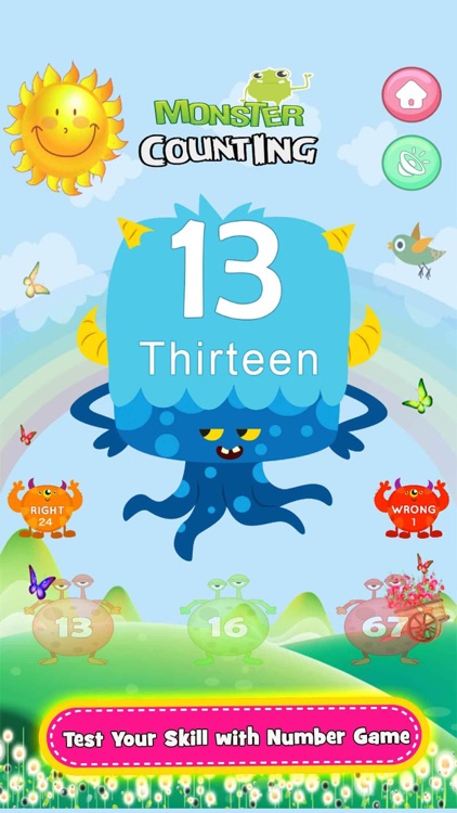 Monster Math Counting App Kids