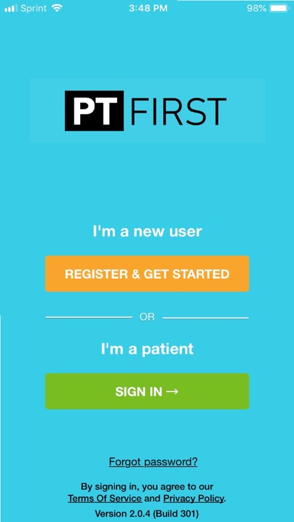 PT First Patient App