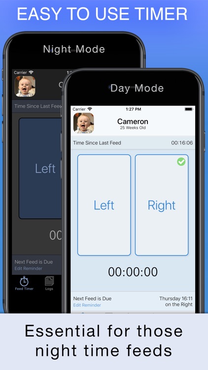 Baby Feed Timer, breastfeeding