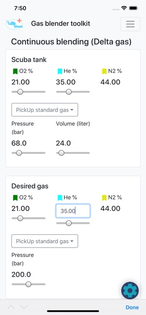 Gas blender toolkit