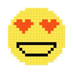 Drawing by pixel - Emoji paint