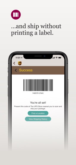 UPS Mobile app screenshot