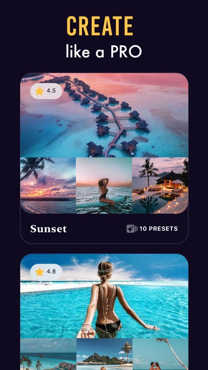 Presett - trendy photo filters