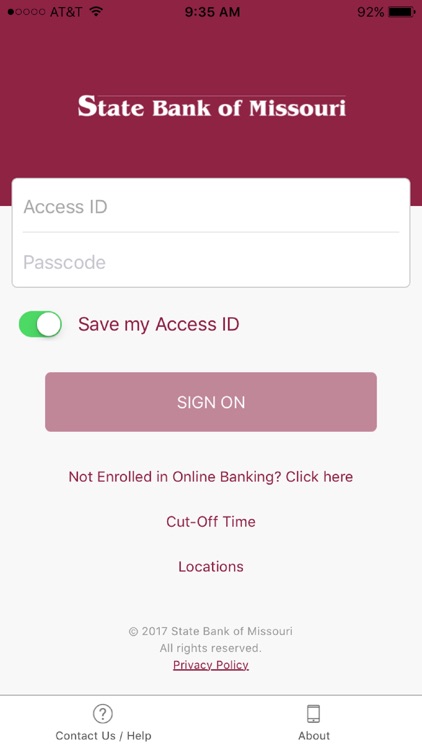 State Bank of Missouri Mobile