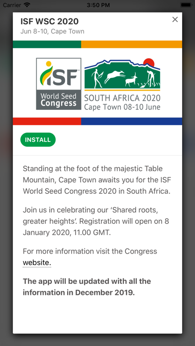 How to cancel & delete ISF World Seed Congress from iphone & ipad 3