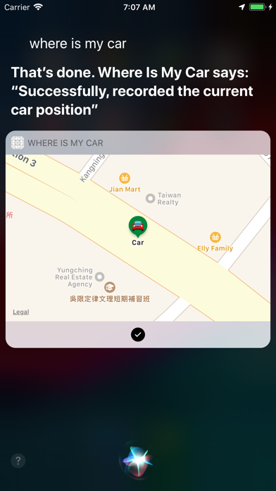 Where my car parked 1.0 IOS Where my car parked 1.0 IOS