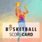 Basketball Score-Card is free and without any kind of advertisement application with below features set :