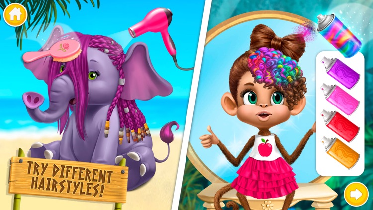 Jungle Animal Hair Salon 2 screenshot-7