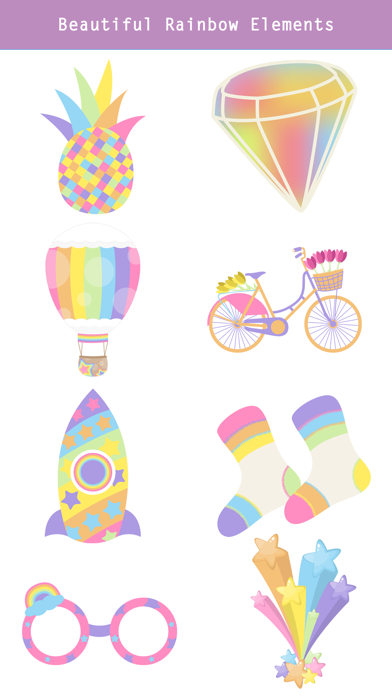 Rainbow Animal Stickers screenshot 4