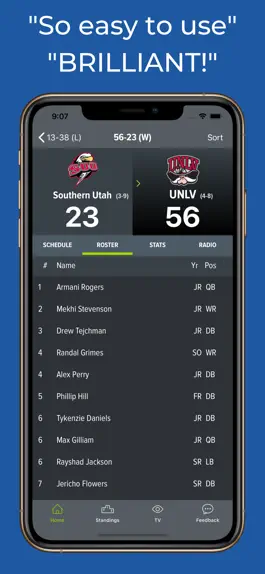 Game screenshot UNLV Football Schedules hack