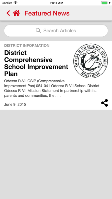 Odessa R-VII School District screenshot 2