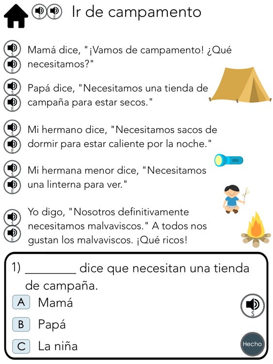 Spanish Comprehension 4