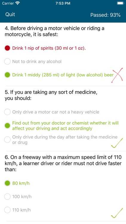 Driver licence test QLD screenshot-3