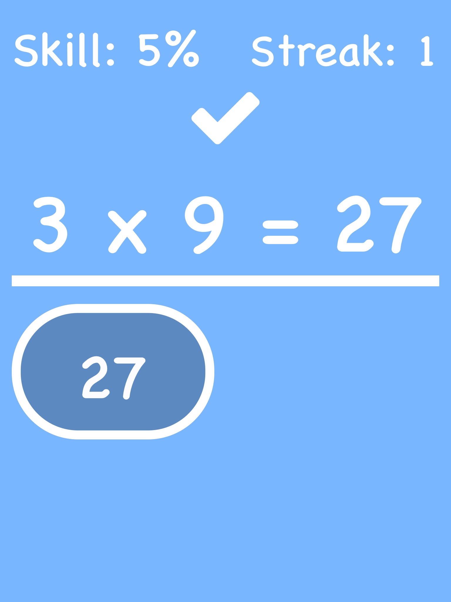 Cool Times Tables Flash Cards screenshot 3