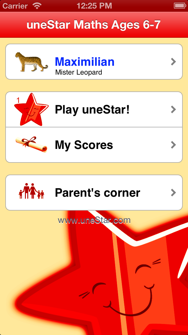 Screenshot #1 pour uneStar Maths Ages 6-7