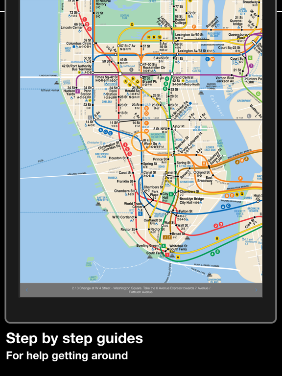 New York Subway Map screenshot