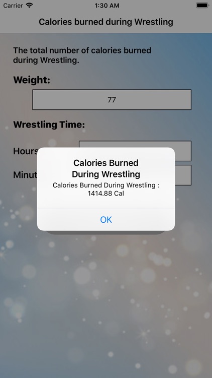 Calories for Wrestling screenshot-5