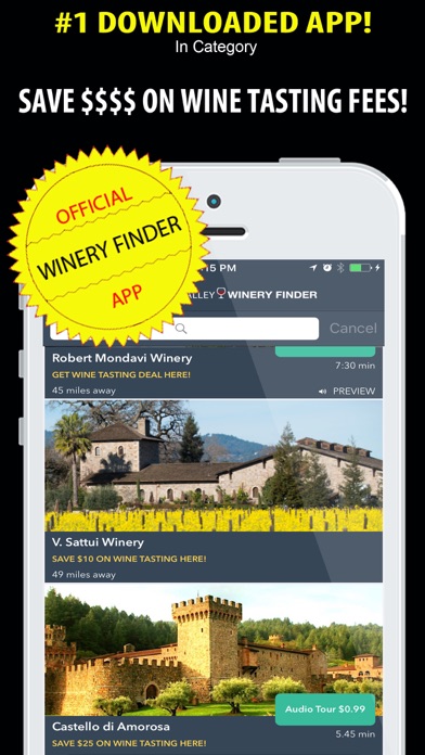How to cancel & delete Napa Valley Winery Finder REAL from iphone & ipad 2