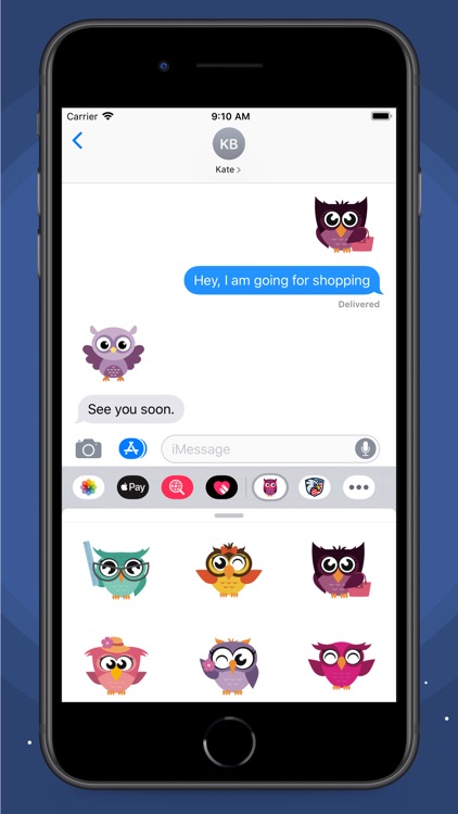 Owl Smiley Stickers screenshot-6