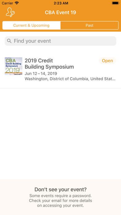 How to cancel & delete Credit Building Symposium 2019 from iphone & ipad 2