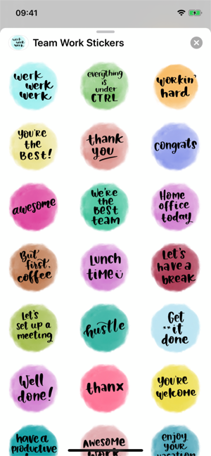 Team Work Stickers(圖2)-速報App