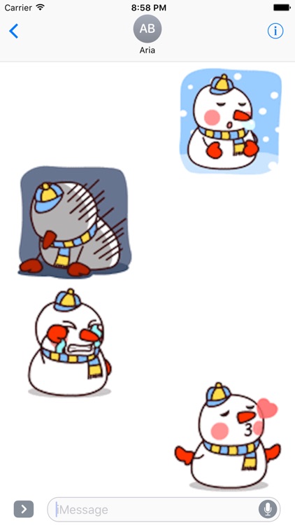 Animated Lonely Snowman